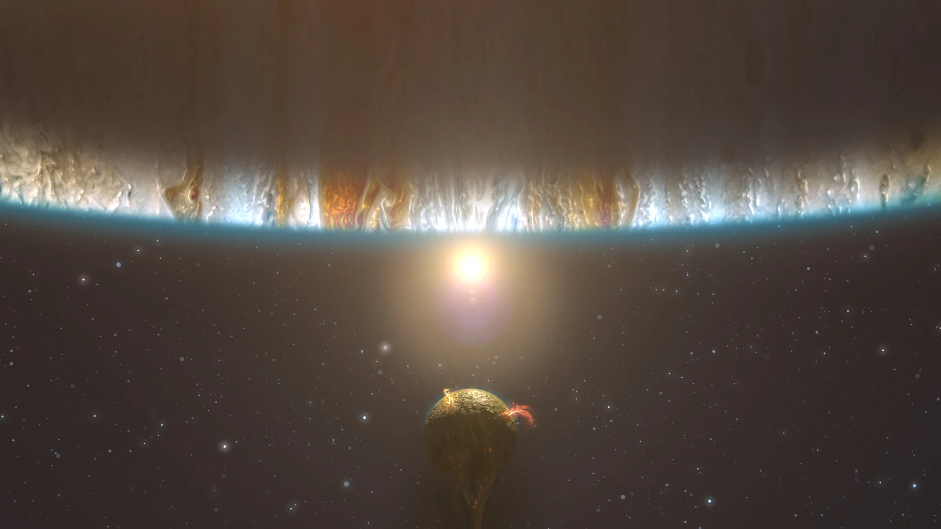 Jupiter rising